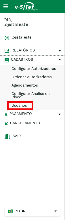 &quot;User Registration Menu.&quot; -no-filter